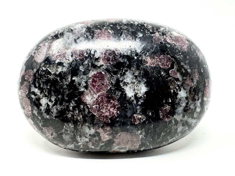 Garnet in Black Tourmaline Crystal Pebble 6.2cm