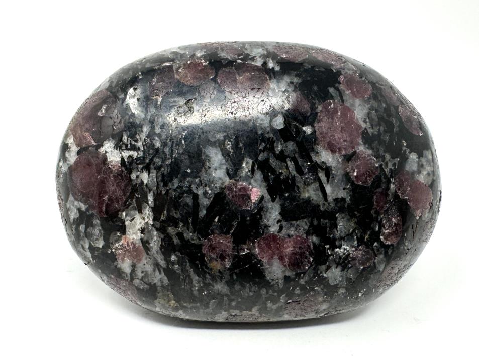 Garnet in Black Tourmaline Crystal Pebble 5.9cm