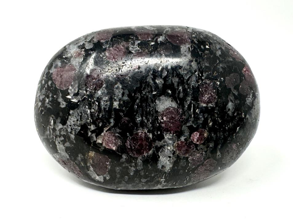 Garnet in Black Tourmaline Crystal Pebble 5.9cm