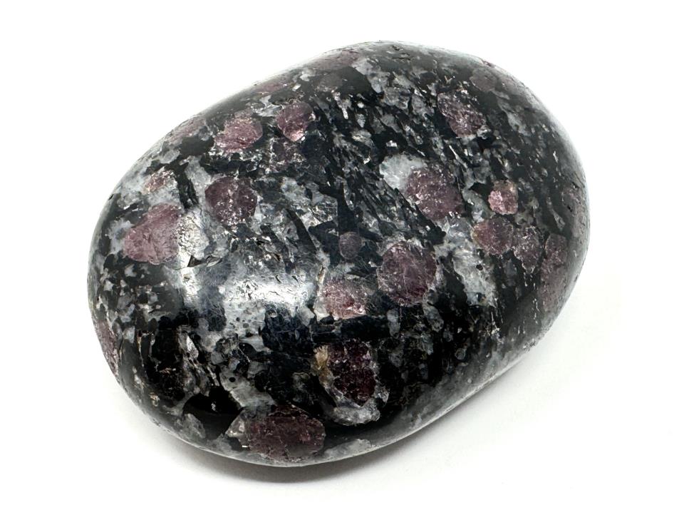 Garnet in Black Tourmaline Crystal Pebble 5.9cm