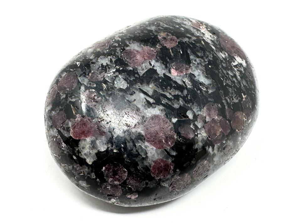 Garnet in Black Tourmaline Crystal Pebble 5.9cm