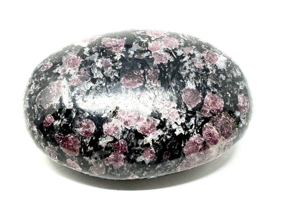 Garnet in Black Tourmaline Crystal Pebble 5.9cm