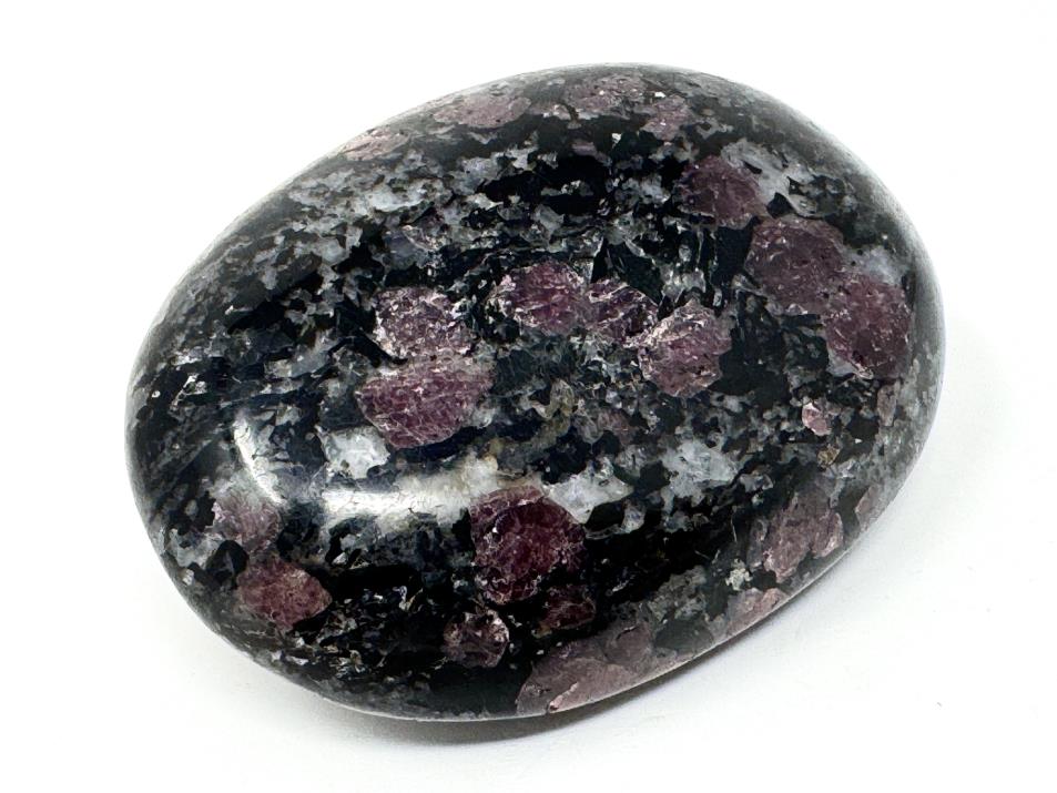 Garnet in Black Tourmaline Crystal Pebble 5.8cm