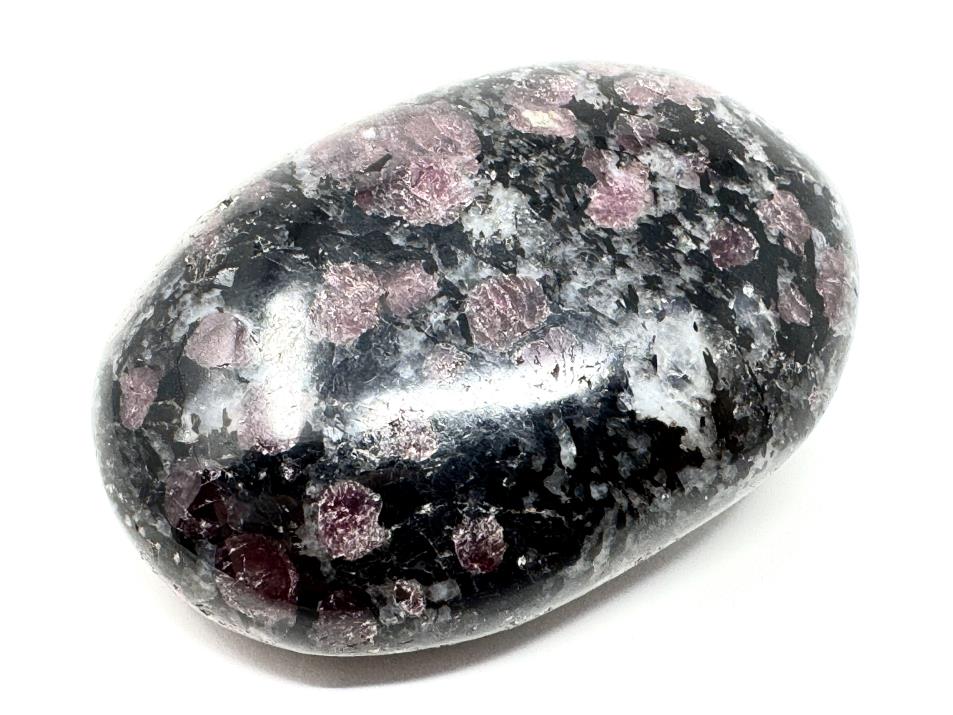 Garnet in Black Tourmaline Crystal Pebble 6.2cm