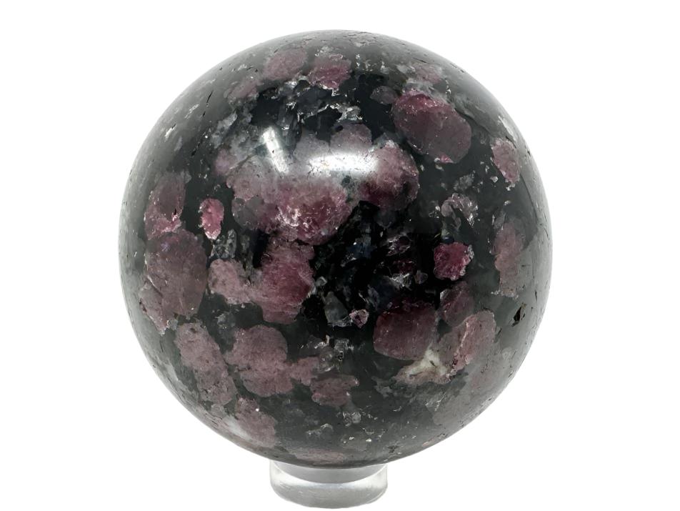 Garnet in Black Tourmaline Crystal Sphere 5.3cm