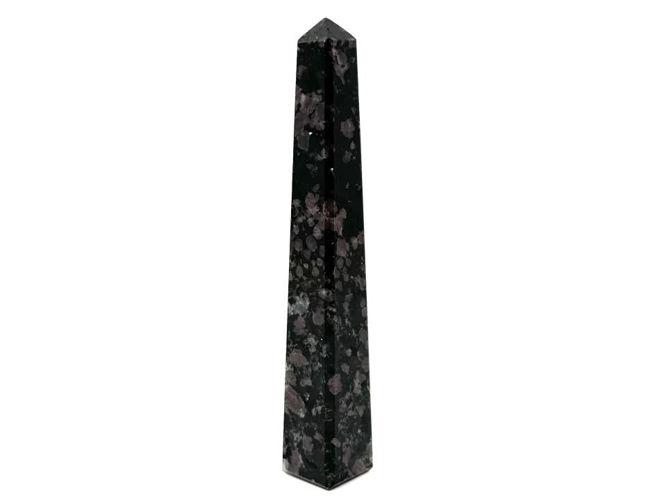 Garnet in Black Tourmaline Crystal Tower 14.4cm