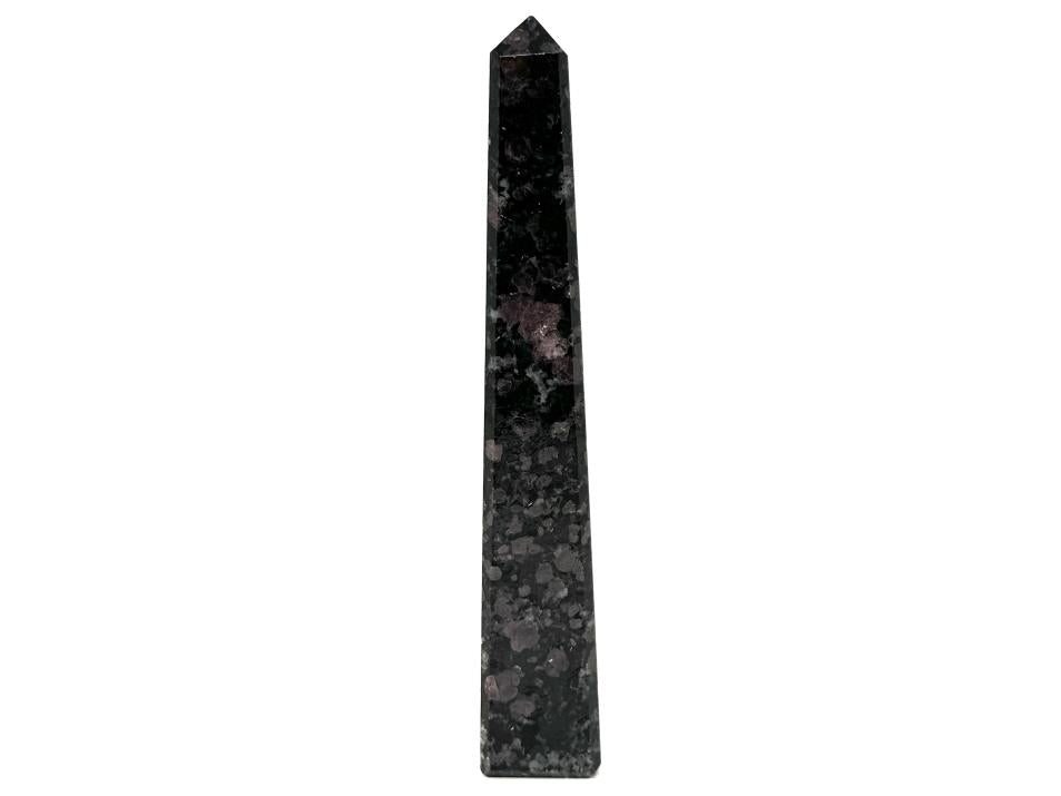 Garnet in Black Tourmaline Crystal Tower 14.4cm