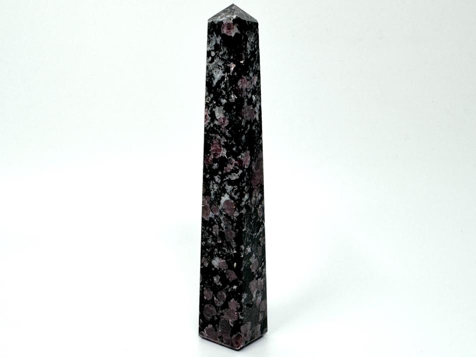 Garnet in Black Tourmaline Crystal Tower 13.2cm