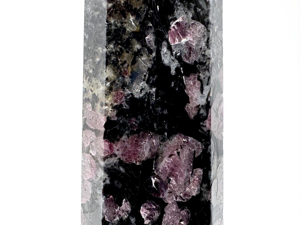 Garnet in Black Tourmaline Crystal Tower 12.5cm