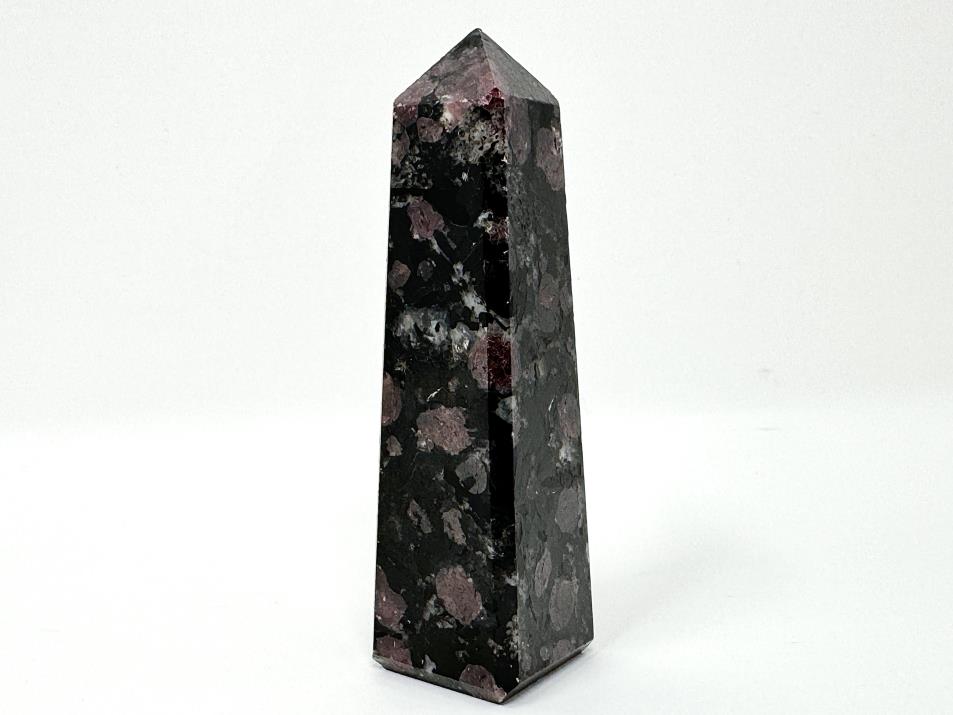 Garnet in Black Tourmaline Crystal Tower 8.5cm