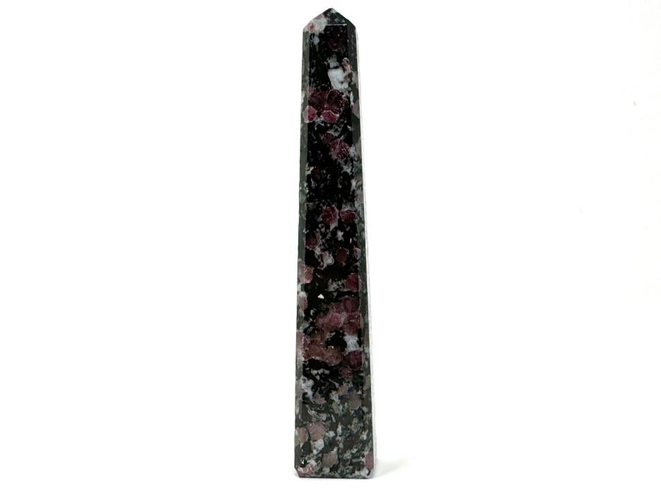 Garnet in Black Tourmaline Crystal Tower 11.7cm