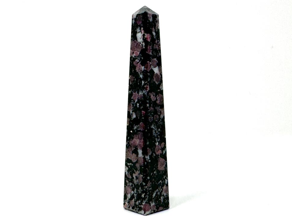 Garnet in Black Tourmaline Crystal Tower 11.7cm