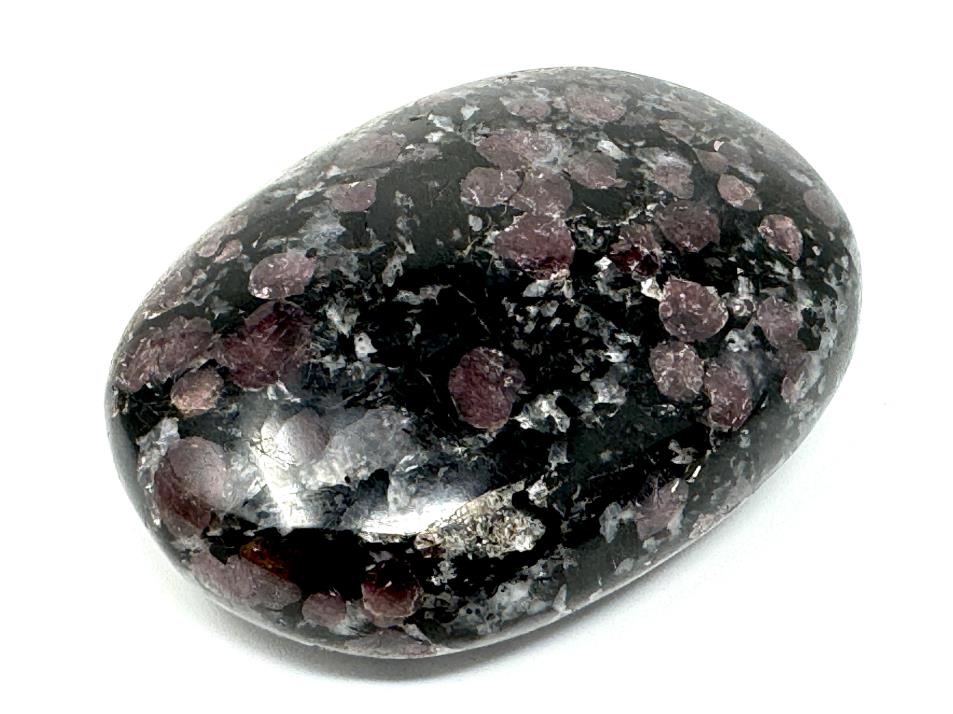 Garnet in Black Tourmaline Crystal Pebble 6.3cm