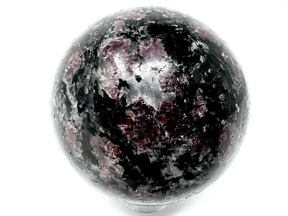 Garnet in Black Tourmaline Crystal Sphere 5.2cm