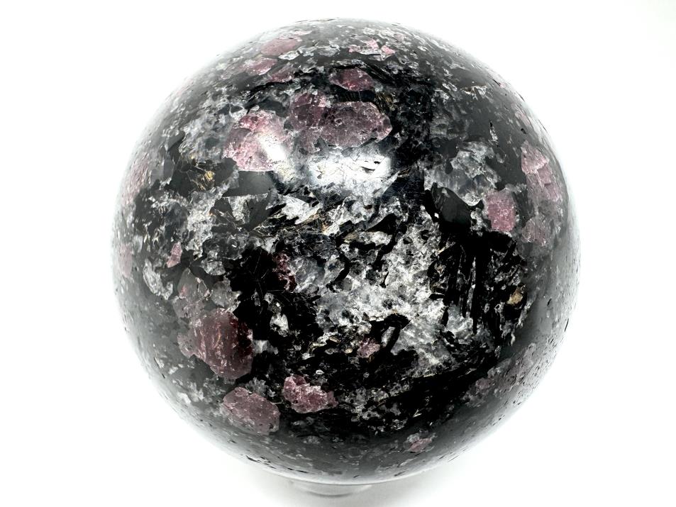 Garnet in Black Tourmaline Crystal Sphere 5.2cm