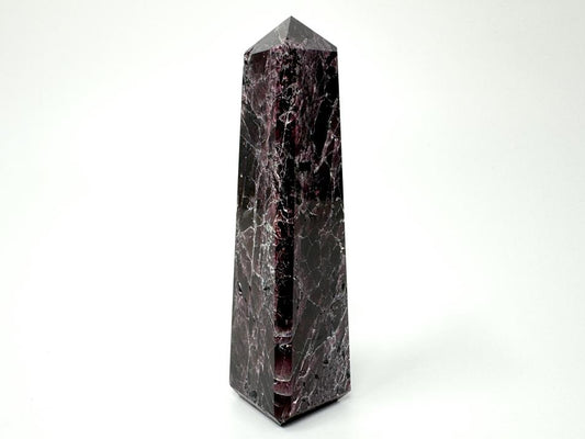 Garnet Crystal Tower 8.6cm