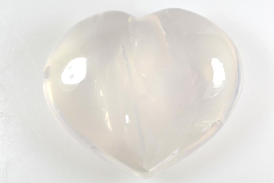 Girasol Quartz Crystal Heart Large 8.7cm