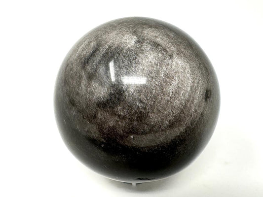 Silver Sheen Obsidian Crystal Sphere 4.5cm