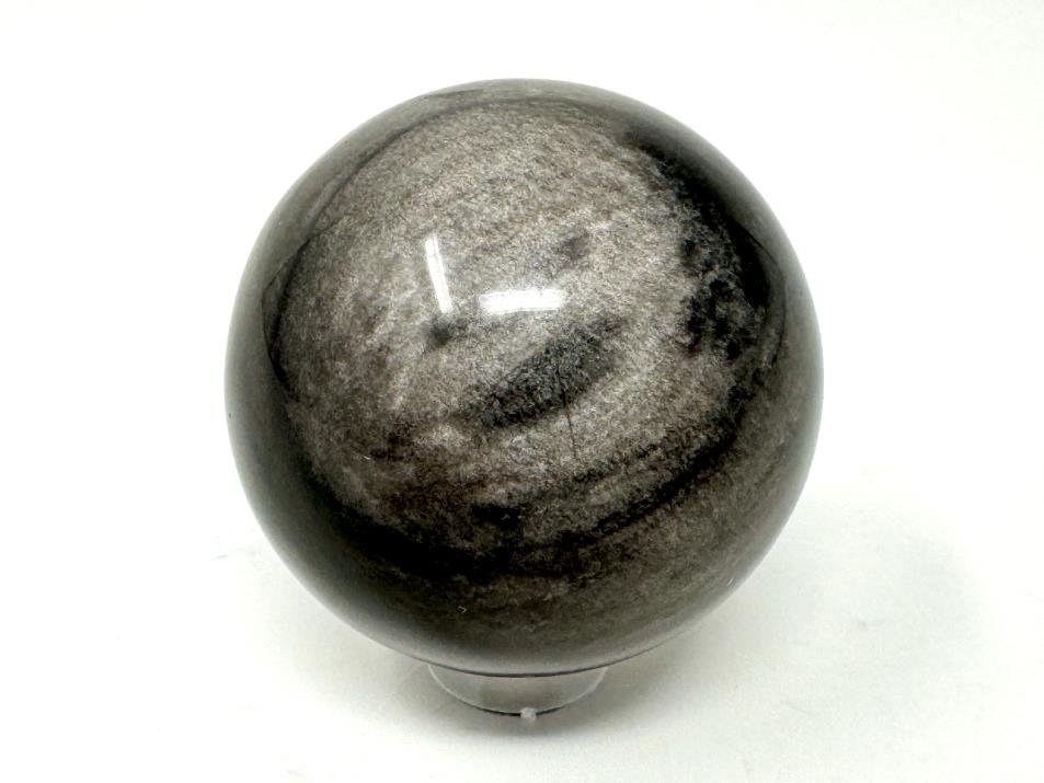 Silver Sheen Obsidian Crystal Sphere 4.5cm