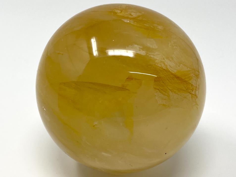 Yellow Quartz Crystal Sphere Large 7.4cm