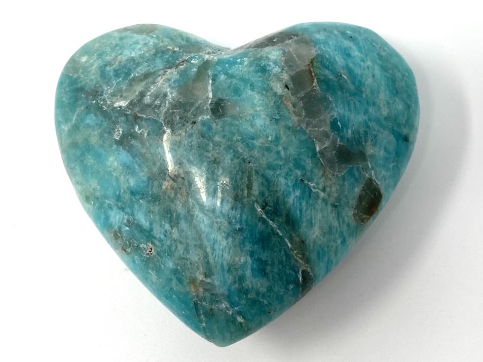 Amazonite Crystal Heart 4.6cm