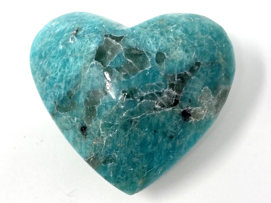 Amazonite Crystal Heart 4.6cm