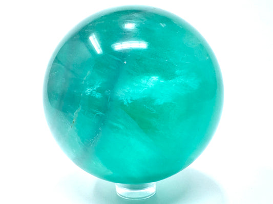 Green Fluorite Crystal Sphere 6.5cm