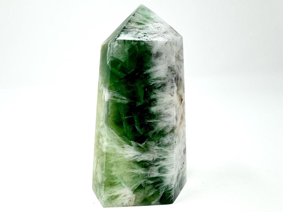 Green Fluorite Crystal Point 8.5cm