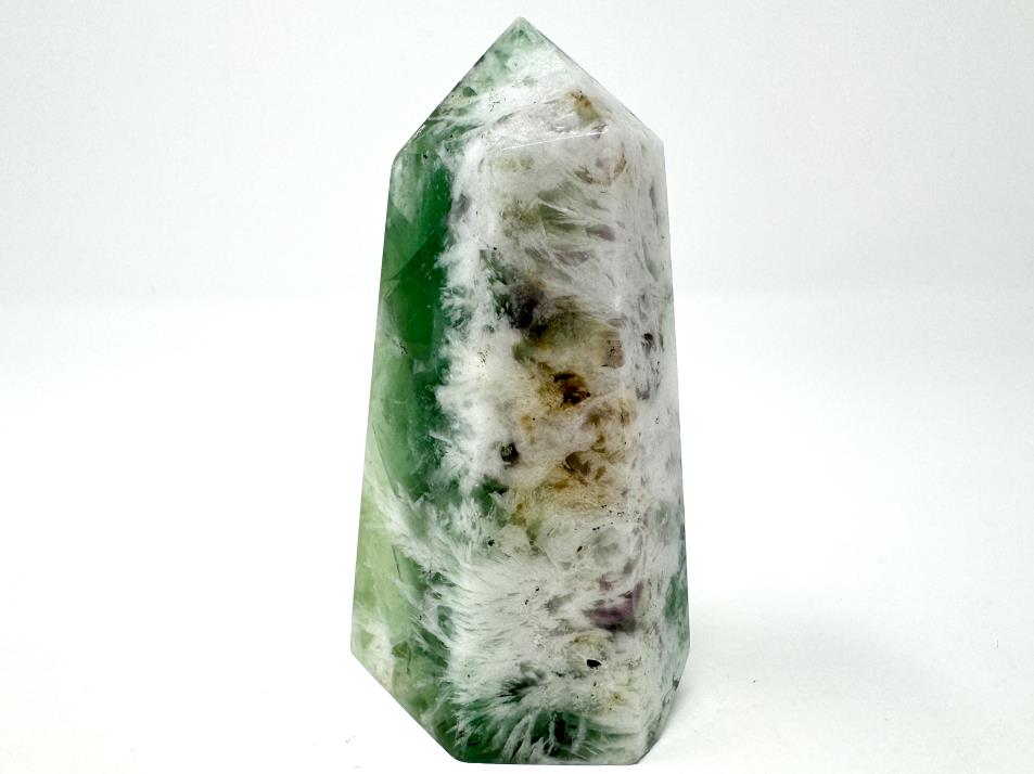 Green Fluorite Crystal Point 8.5cm