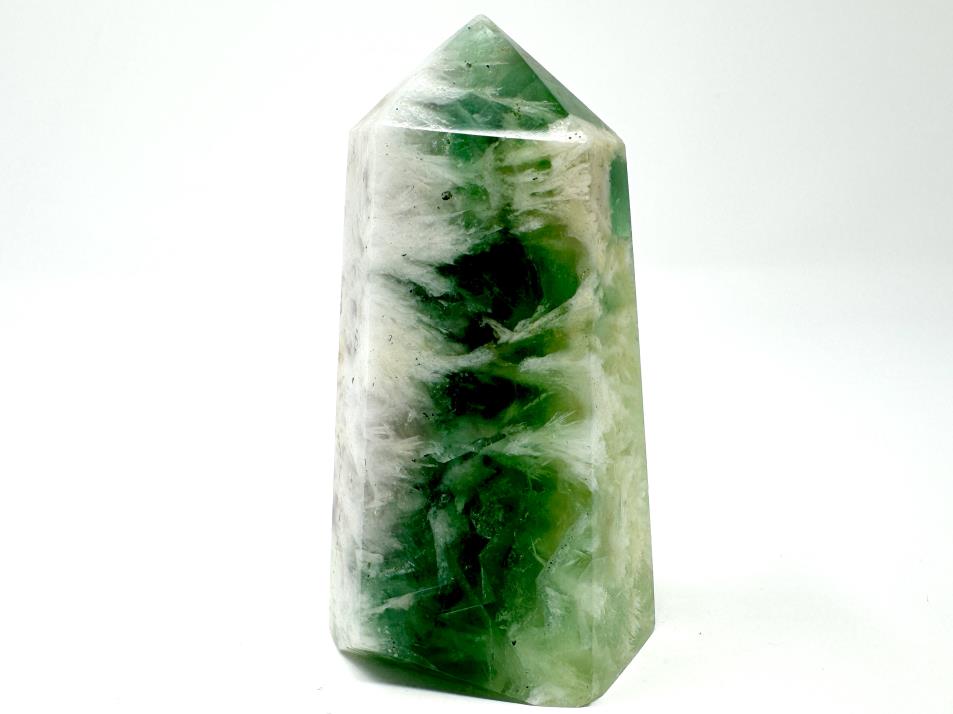 Green Fluorite Crystal Point 8.5cm