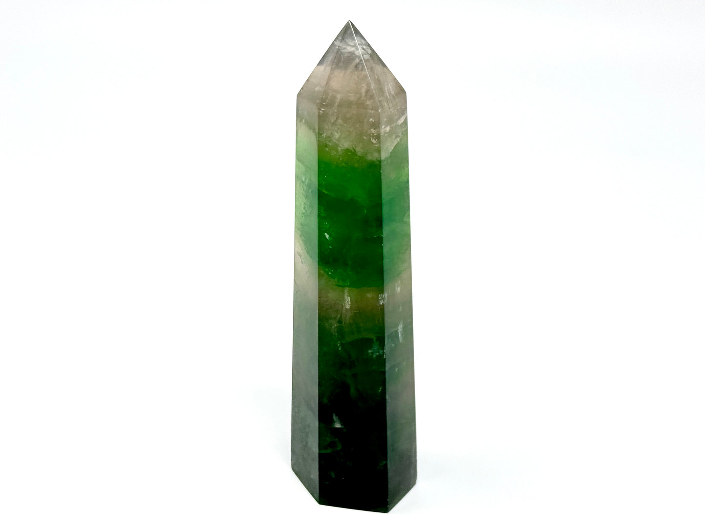 Green Fluorite Crystal Point 12.6cm