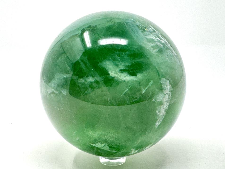 Green Fluorite Crystal Sphere Large 8.3cm