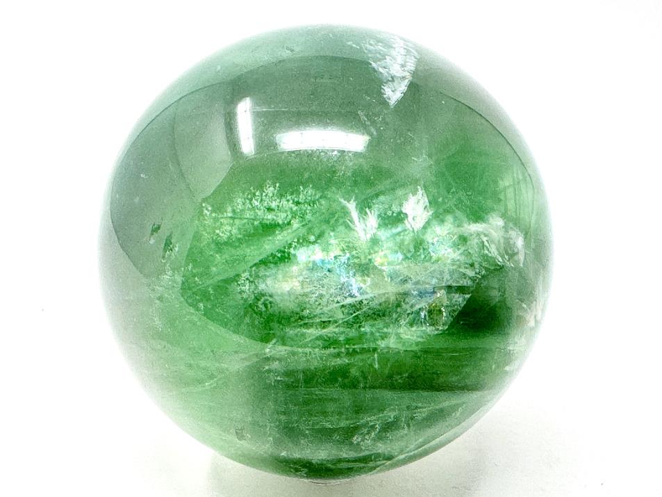 Green Fluorite Crystal Sphere Large 8.3cm