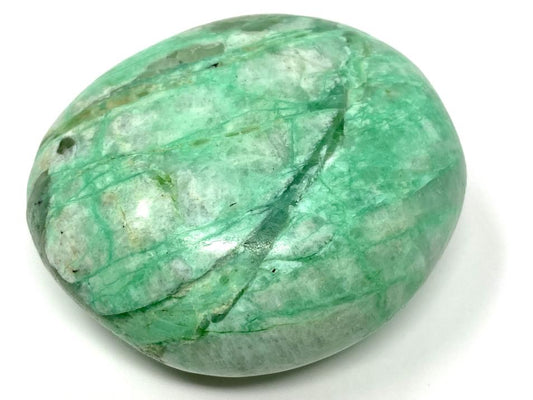 Green Moonstone Crystal Pebble 6cm