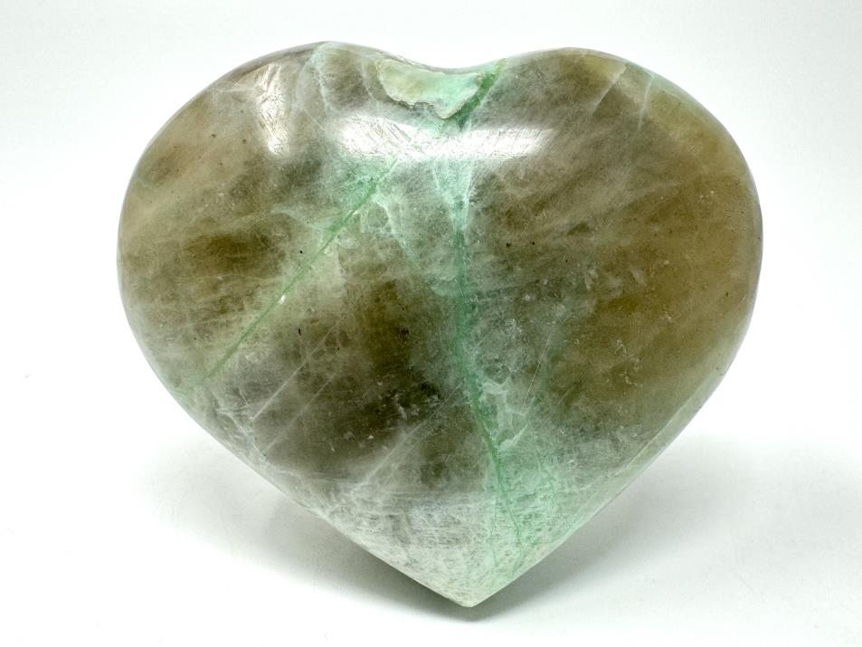 Green Moonstone Crystal Heart 6.4cm