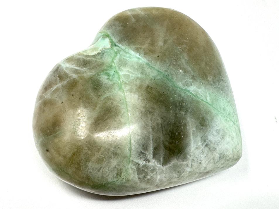 Green Moonstone Crystal Heart 6.4cm