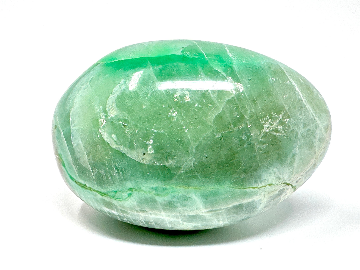 Green Moonstone Crystal Pebble Large 7.8cm