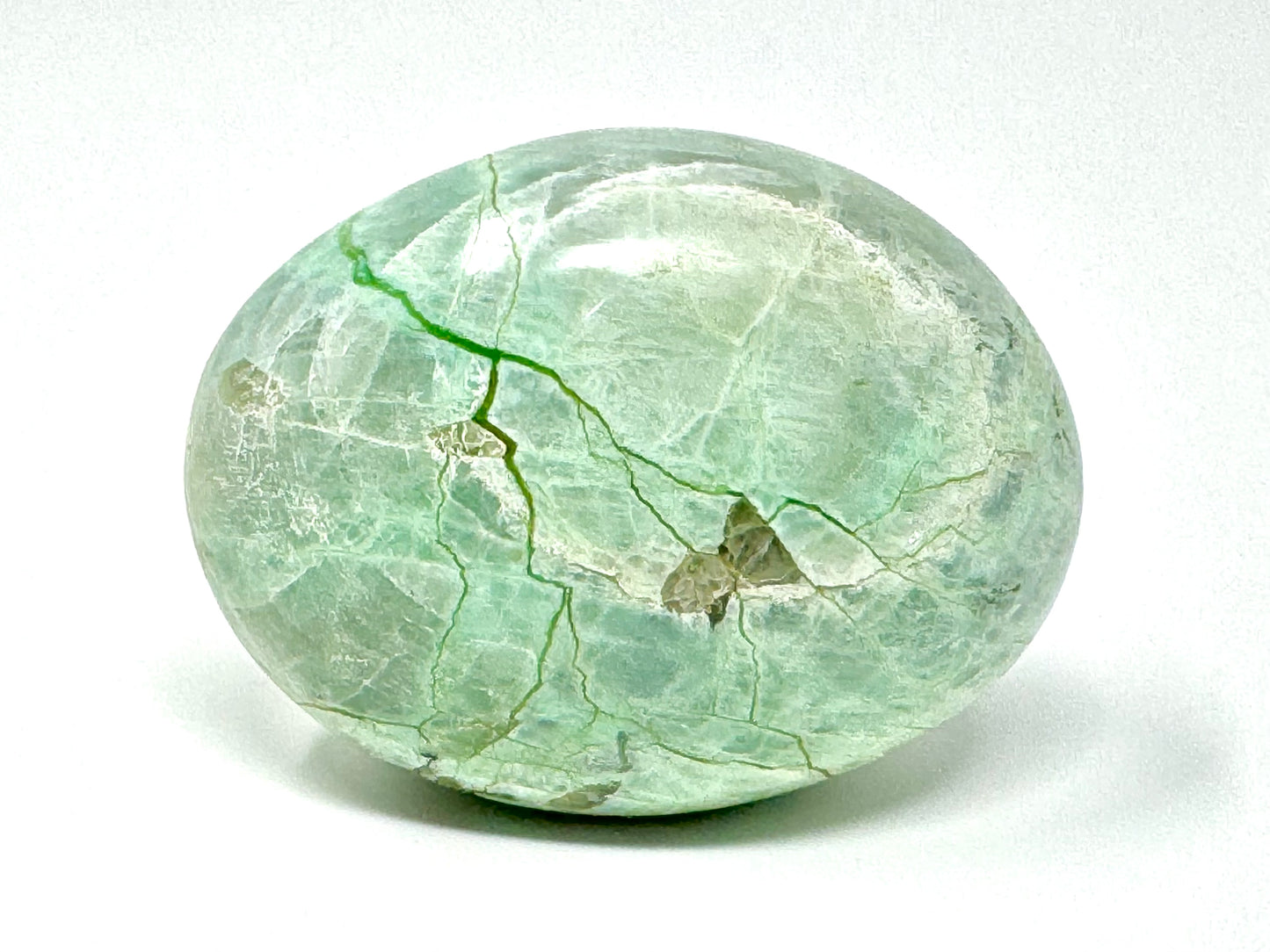 Green Moonstone Crystal Pebble Large 7.5cm