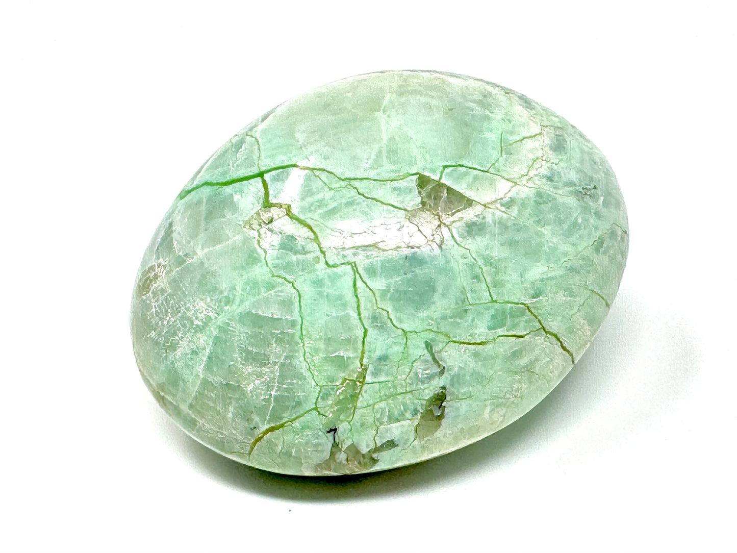 Green Moonstone Crystal Pebble Large 7.5cm