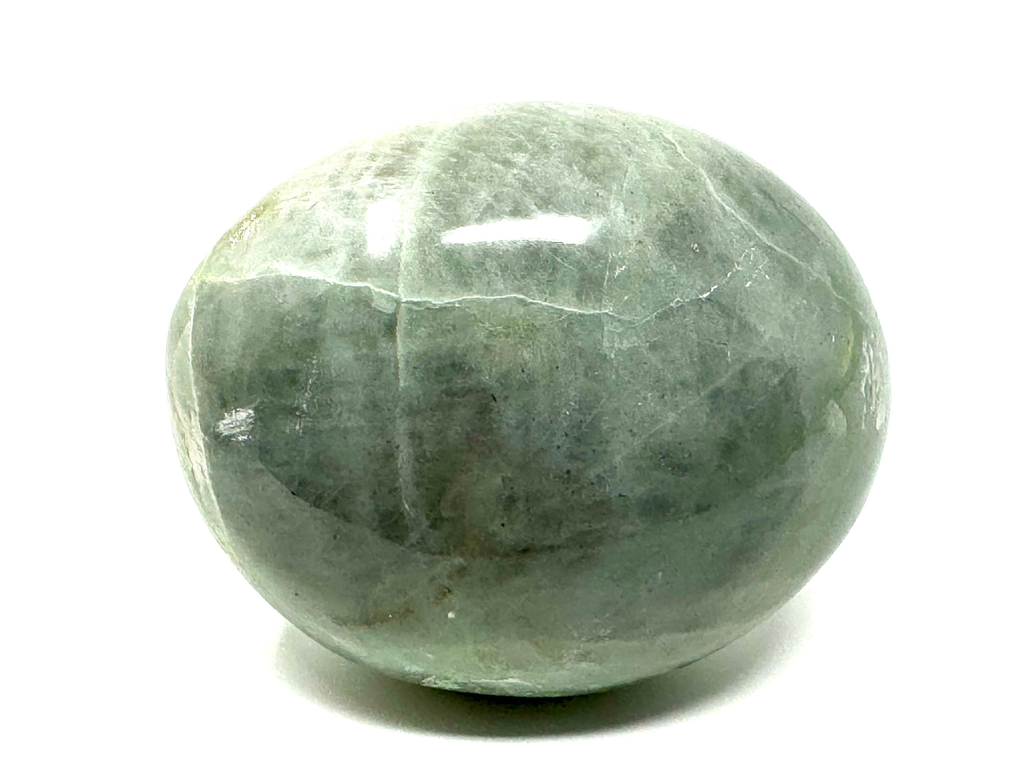 Green Moonstone Crystal Pebble Large 8cm