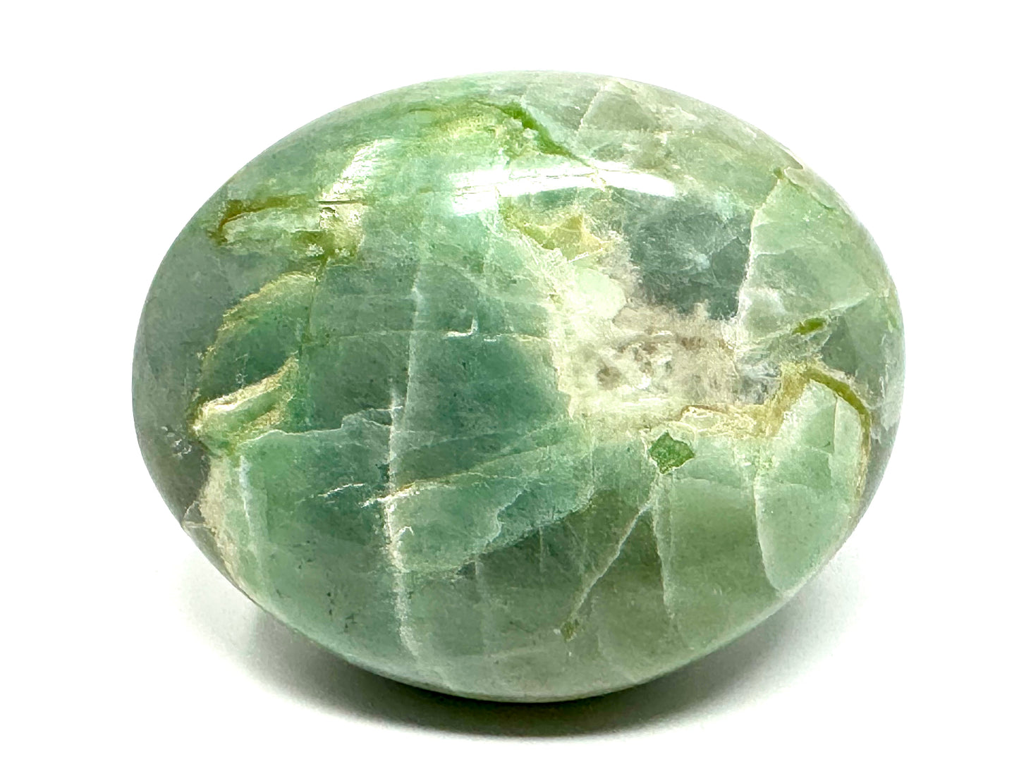 Green Moonstone Crystal Pebble Large 8cm