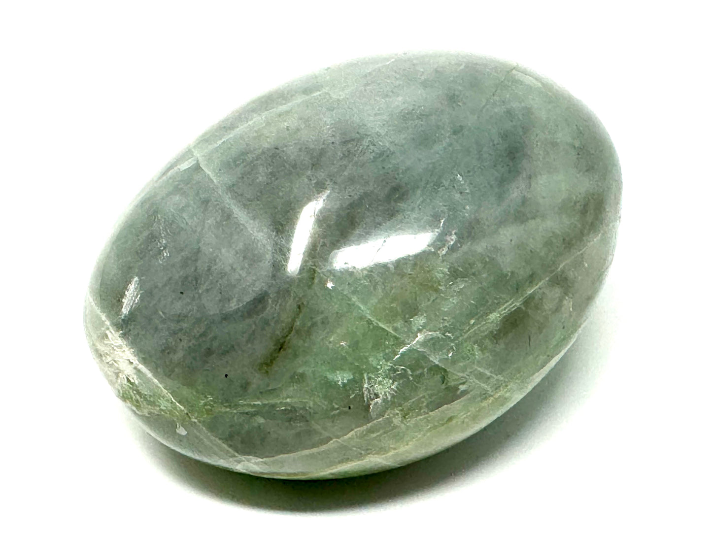 Green Moonstone Crystal Pebble Large 8cm