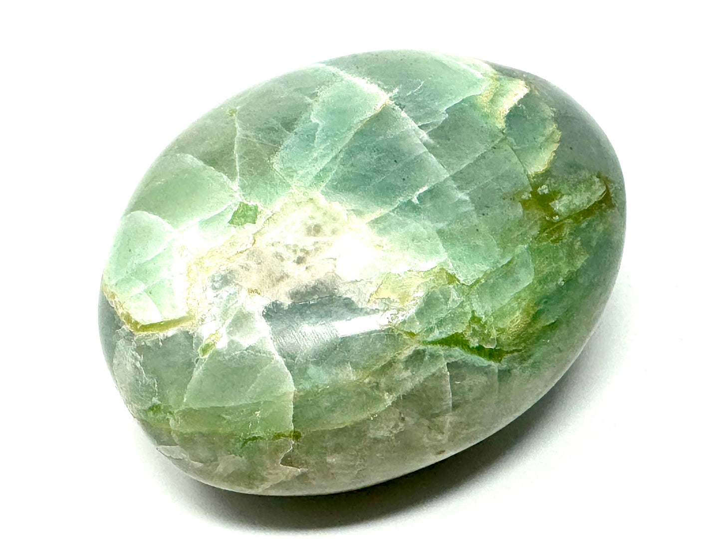 Green Moonstone Crystal Pebble Large 8cm