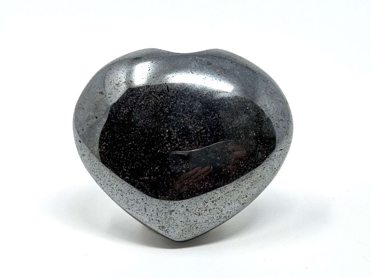 Hematite Crystal Heart 5.3cm