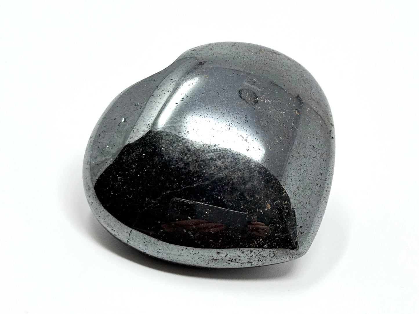 Hematite Crystal Heart 5.3cm