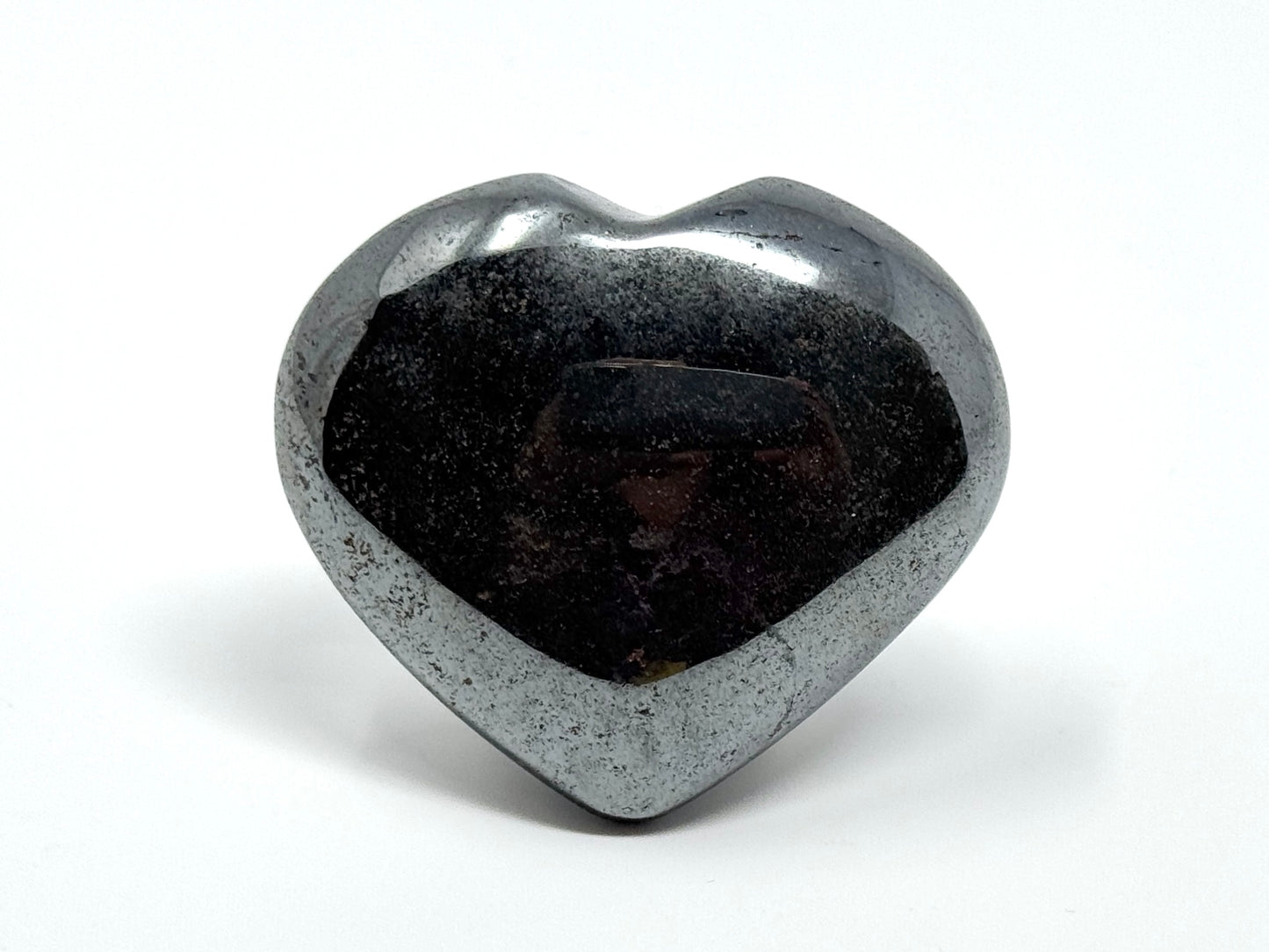 Hematite Crystal Heart 5.7cm