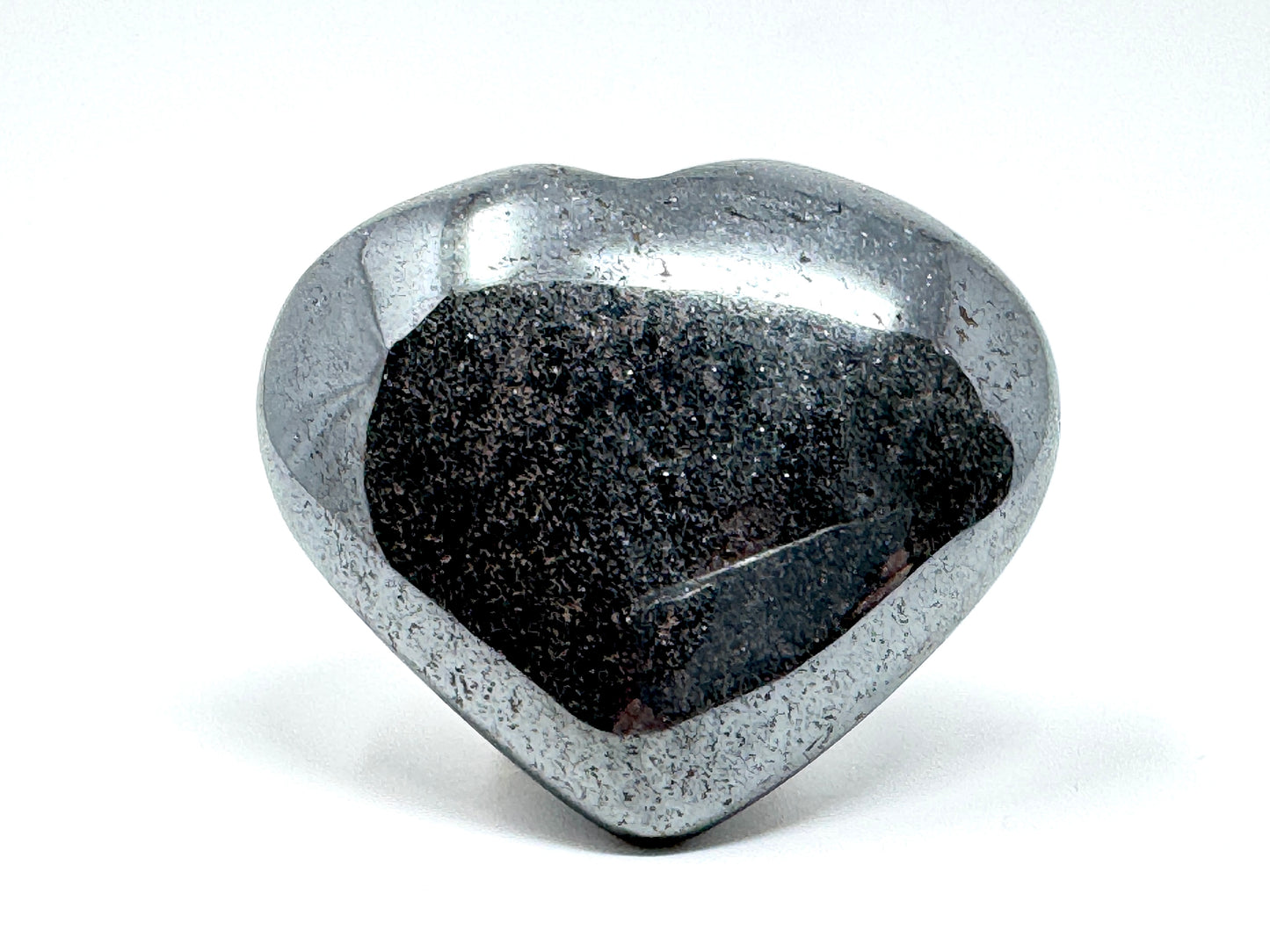 Hematite Crystal Heart 5.7cm