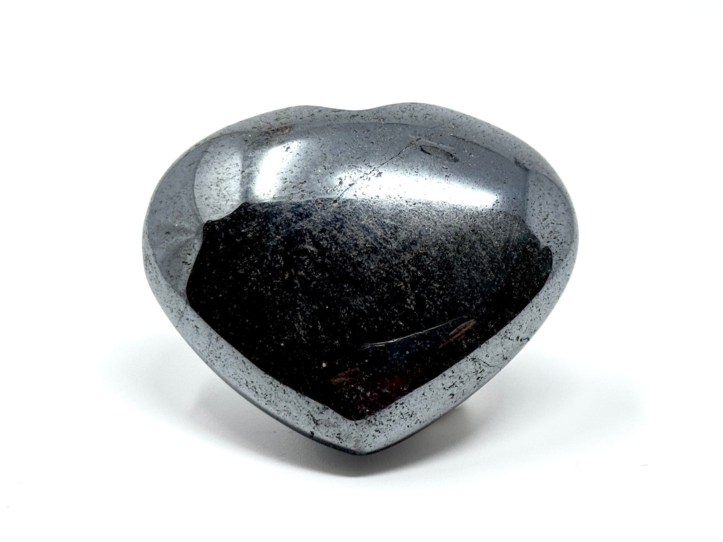 Hematite Crystal Heart 5.5cm