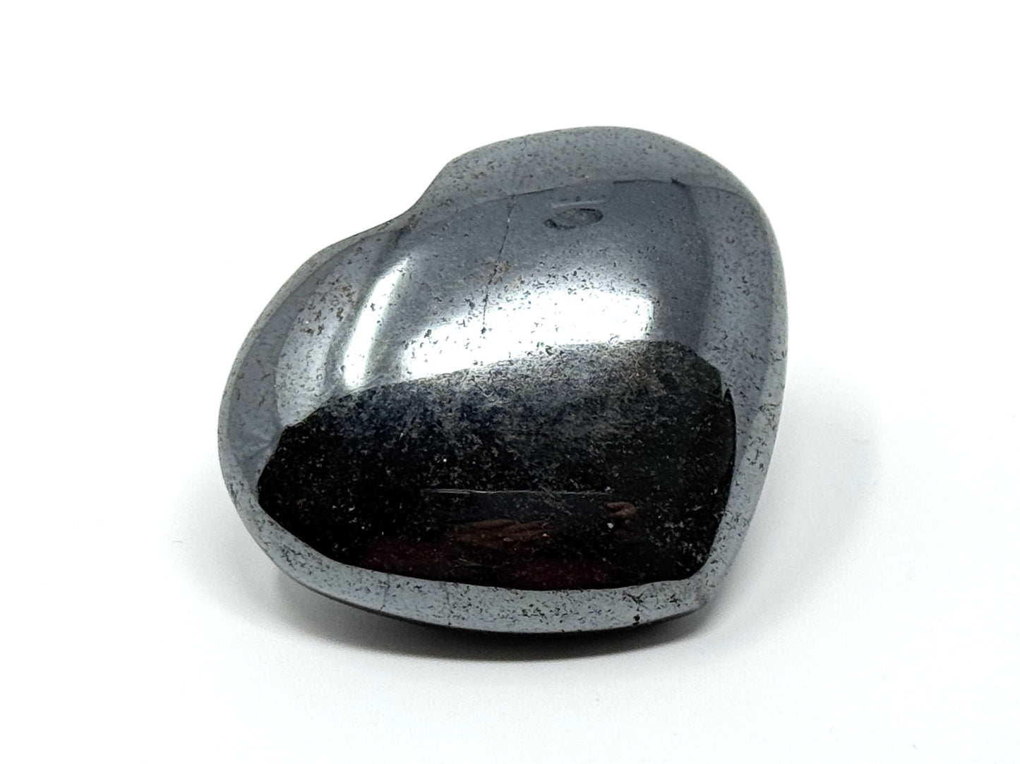 Hematite Crystal Heart 5.5cm