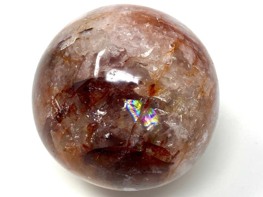 Hematoid Quartz Crystal Sphere 7.1cm